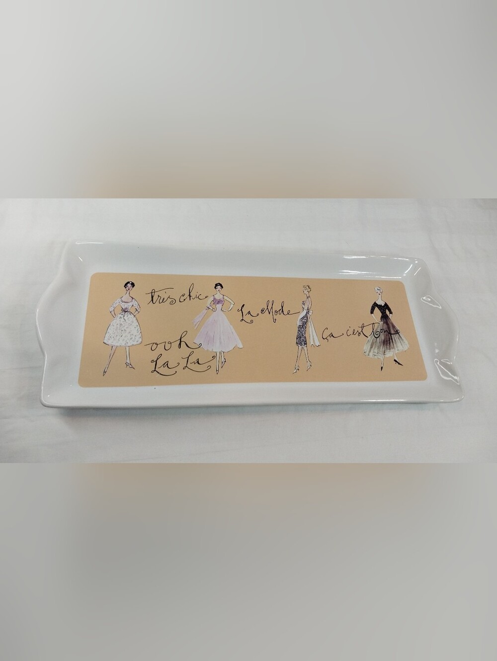 Rosanna French themed ceramic dresser tray